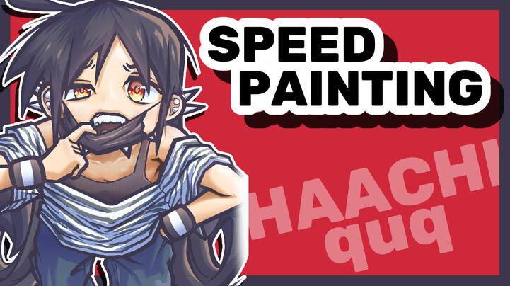 [Fan Art] Speedpaint | Haachi&#39;s New Outfit (q.u.q.) (Clip Studio Paint)