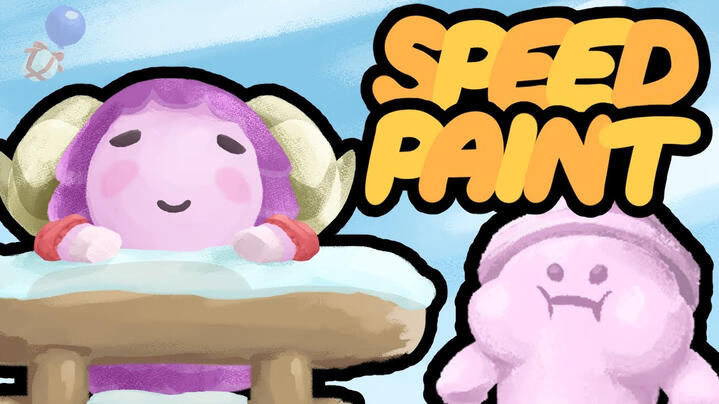 Speedpaint | AC:NH Across the Fence (Clip Studio Paint)